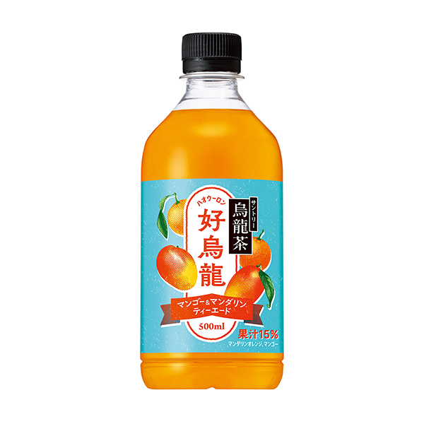 包装设计欣赏三得利乌龙茶好乌龙芒果&曼德琳蒂艾德(三得利食品国际) (图1)