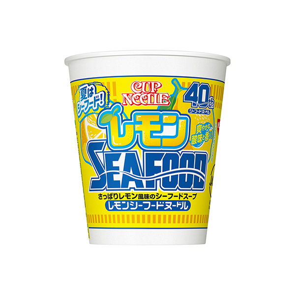 包装设计欣赏杯面＜柠檬＞海鲜面(日清食品) (图1)