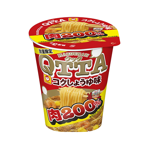 包装设计欣赏MARUCHAN QTTA ＜醇厚酱油味肉200% ＞ (东洋水产) (图1)
