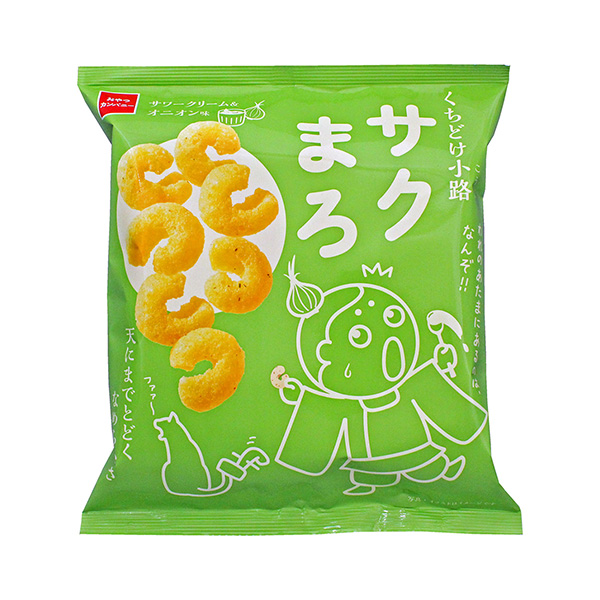 包装设计欣赏小口小路樱花味＜酸奶油洋葱味＞ (点心公司) (图1)