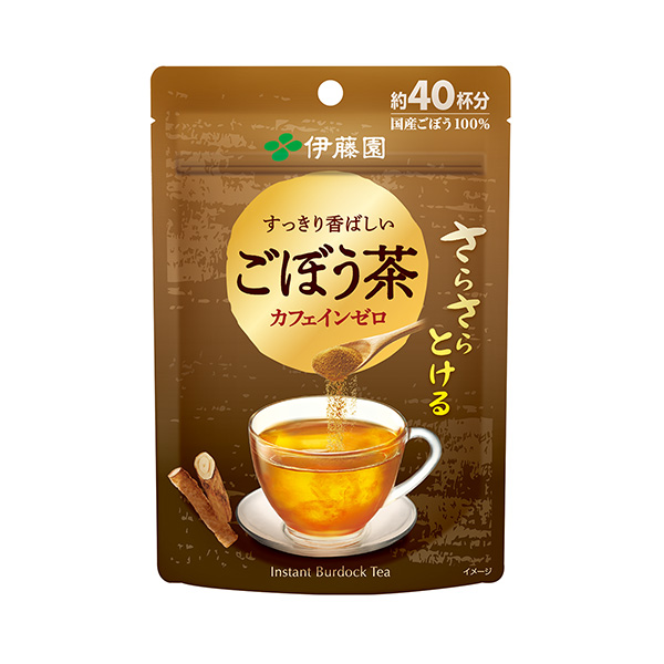 包装设计欣赏爽口的＜清爽芬芳的牛蒡茶＞ (伊藤园) (图1)