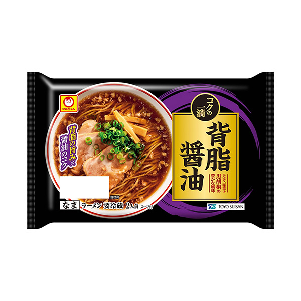 包装设计欣赏小丸醇厚的一滴＜背脂酱油＞ (东洋水产) (图1)