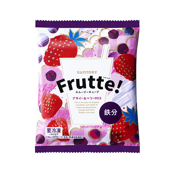 包装设计欣赏Frutte！ ＜ assie & burry mix ＞ (三得利食品国际) (图1)