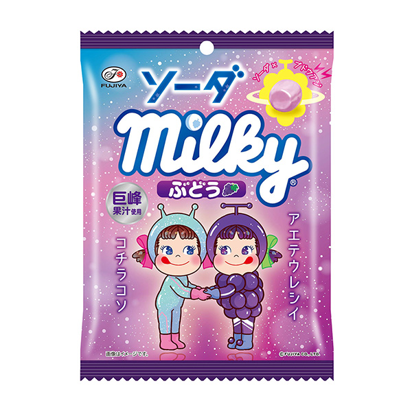 包装设计欣赏苏打磨坊主＜葡萄＞ (不二家) (图1)