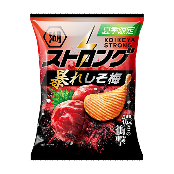 包装设计欣赏湖池屋strong ＜暴な梅＞ (湖池屋) (图1)