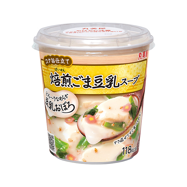 包装设计欣赏豆浆糊＜烘焙芝麻豆浆汤＞ (丸美屋食品工业) (图1)