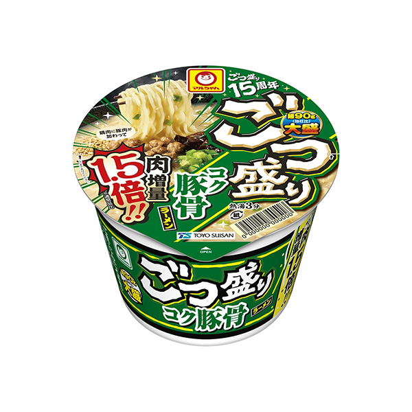 包装设计欣赏麻辣烫＜醇厚猪骨拉面肉增量1.5倍＞ (东洋水产) (图1)
