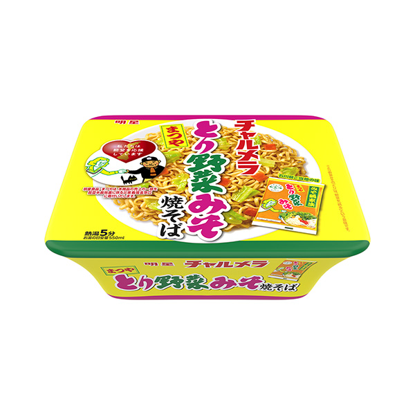 包装设计欣赏明星焦糖杯＜鲜菜荞麦面＞ (明星食品) (图1)