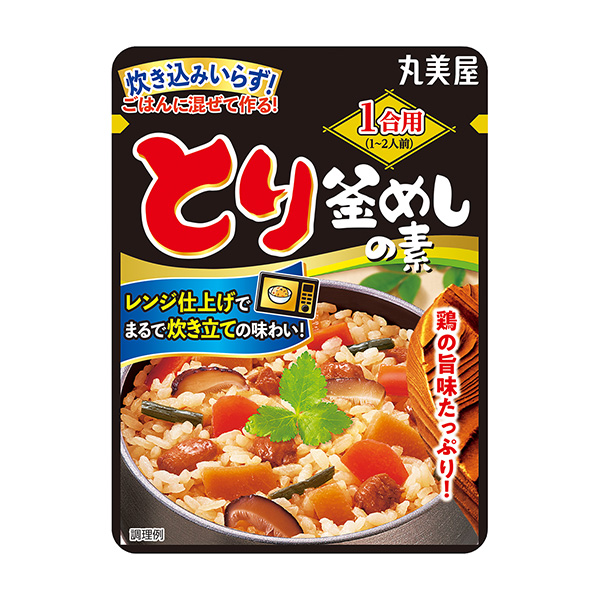 包装设计欣赏1合用混合制作＜鸡锅饭之素＞ (丸美屋食品工业) (图1)