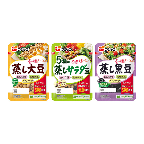 包装设计欣赏蒸大豆／5种蒸沙拉豆／蒸黑豆(富士子) (图1)